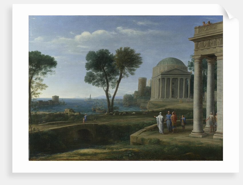 Landscape with Aeneas at Delos, 1672 by Claude Lorrain
