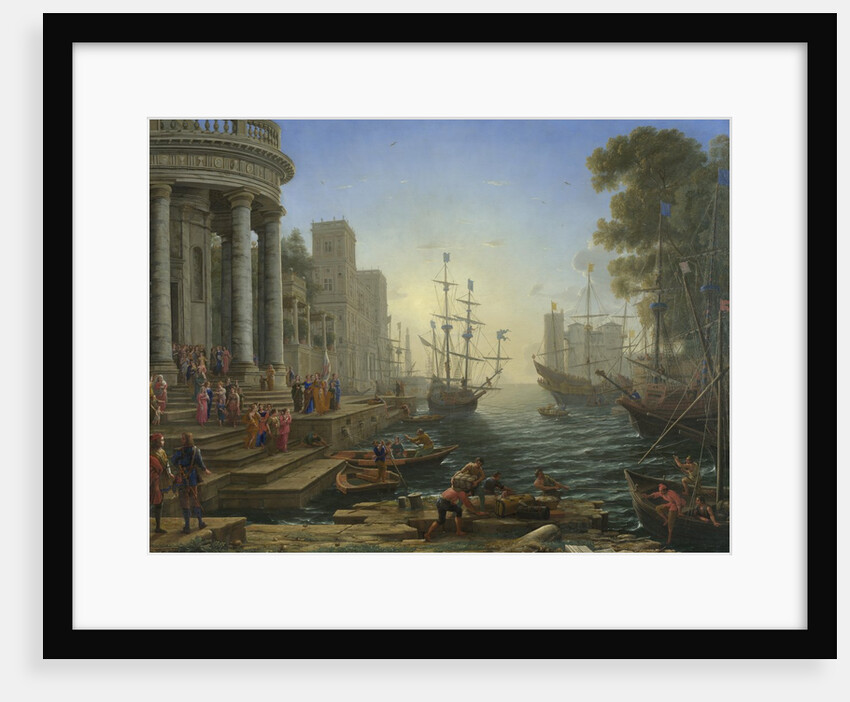 Seaport with the Embarkation of Saint Ursula, 1641 by Claude Lorrain