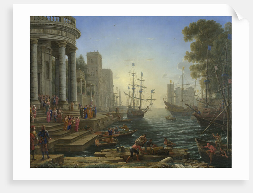 Seaport with the Embarkation of Saint Ursula, 1641 by Claude Lorrain