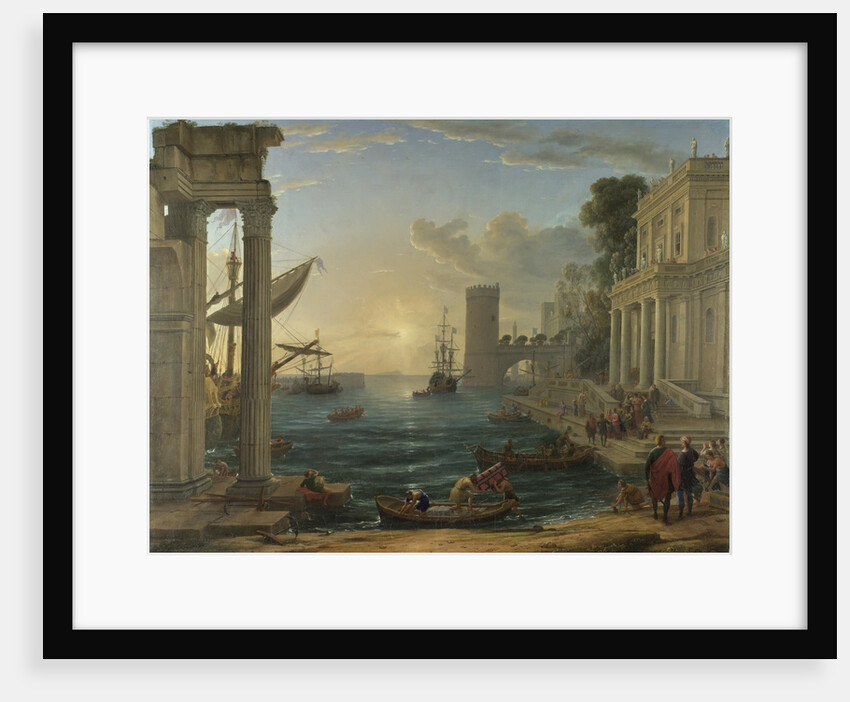 Seaport with the Embarkation of the Queen of Sheba, 1648 by Claude Lorrain