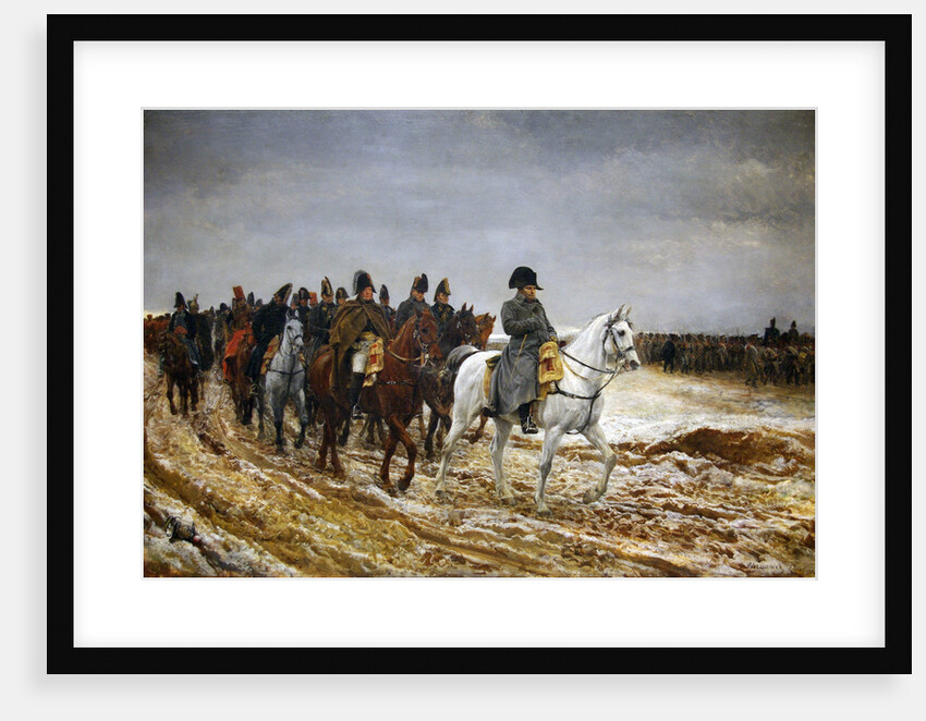 1814. Campagne de France (French Campaign) by Ernest Jean Louis Meissonier