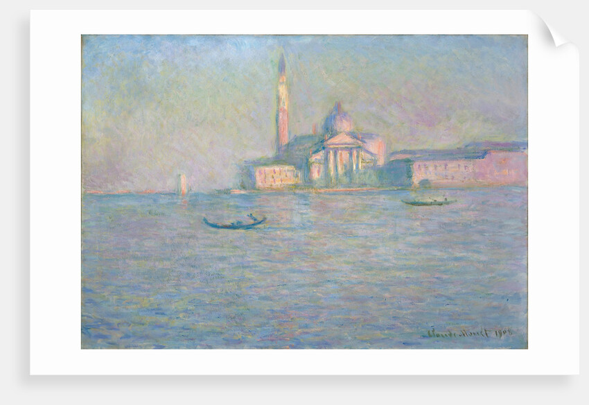 The Church of San Giorgio Maggiore, Venice, 1908 by Claude Monet