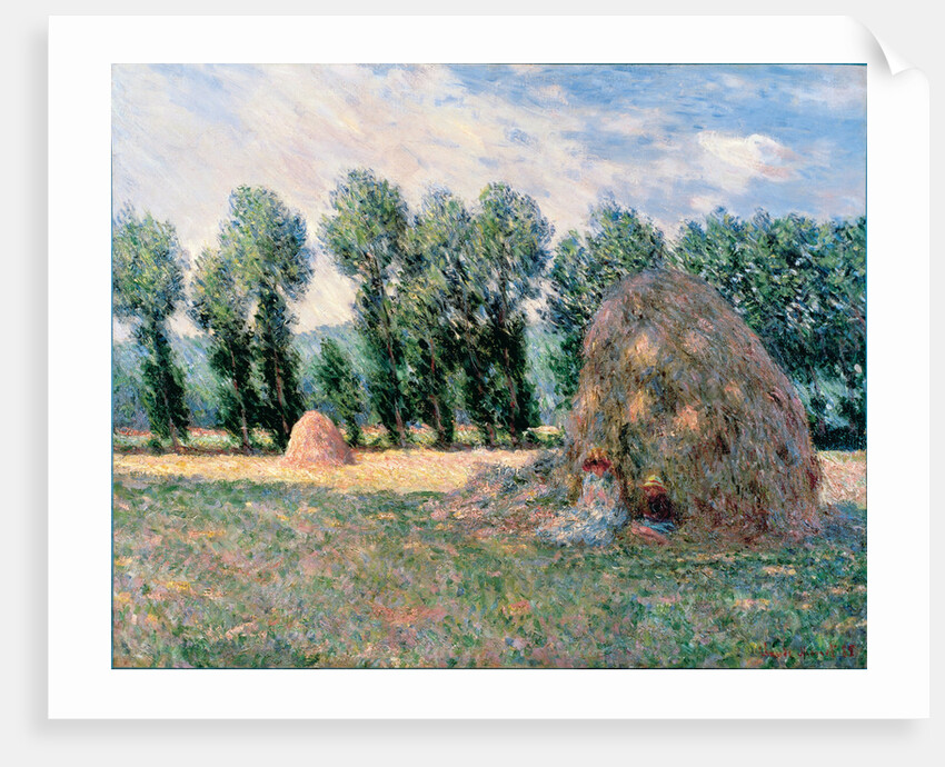 Haystacks, 1885 by Claude Monet