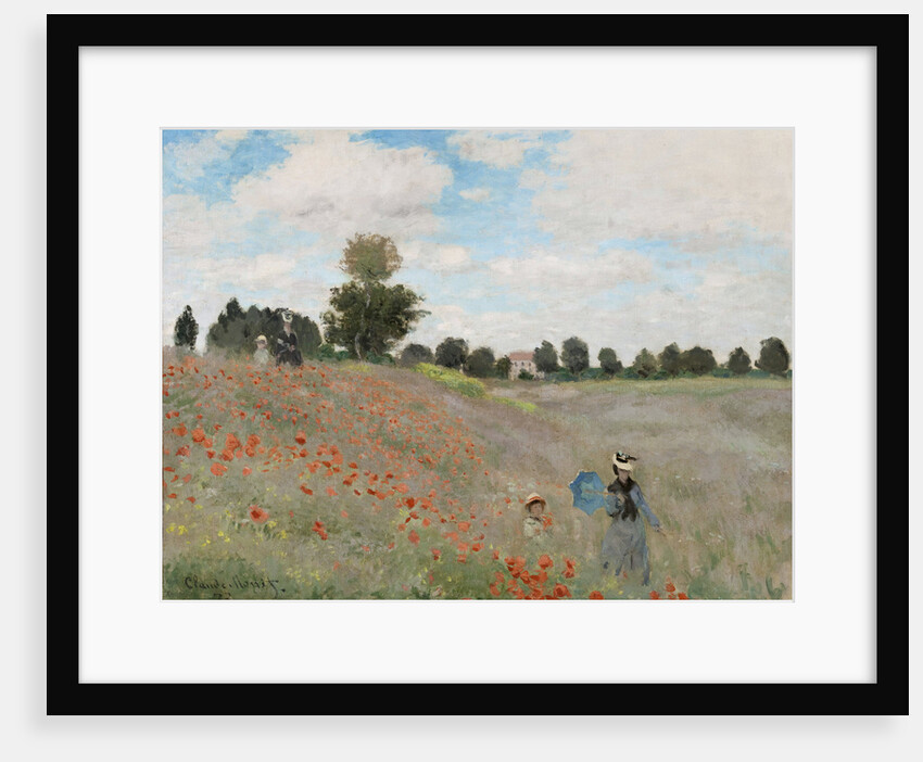 Poppy Field by Claude Monet