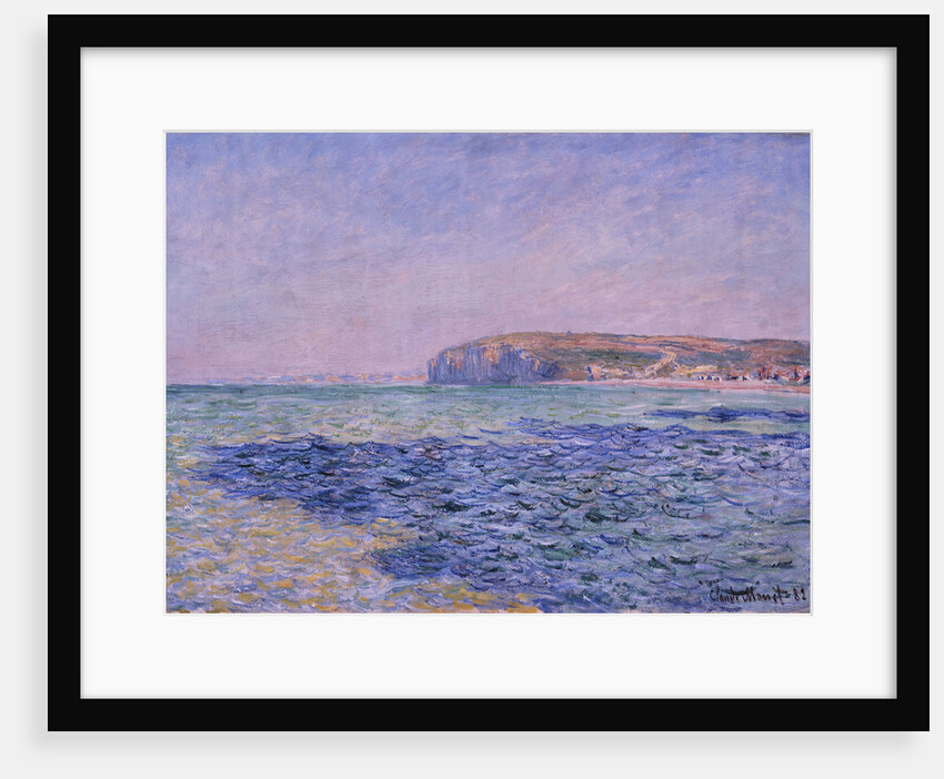 Shadows on the Sea. The Cliffs at Pourville, 1882 by Claude Monet