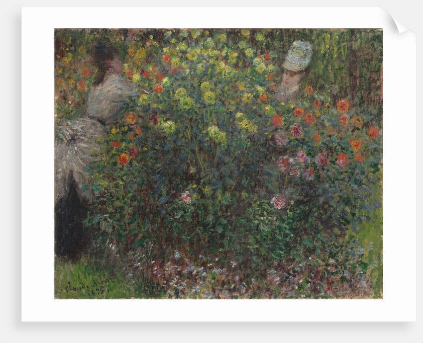 Ladies in Flowers, 1875 by Claude Monet