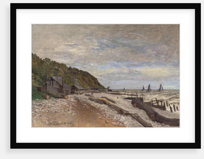 Le Chantier de petits navires, près de Honfleur, 1864 by Claude Monet