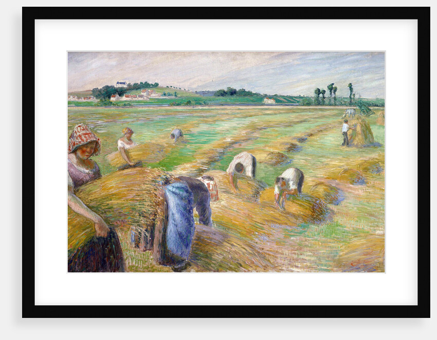 The Harvest by Camille Pissarro
