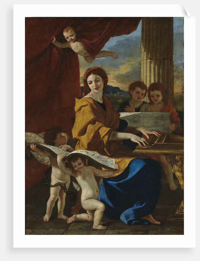 Saint Cecilia, c. 1635 by Nicolas Poussin