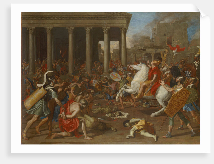 The Destruction of the Temple of Jerusalem by Emperor Titus, 1638 by Nicolas Poussin