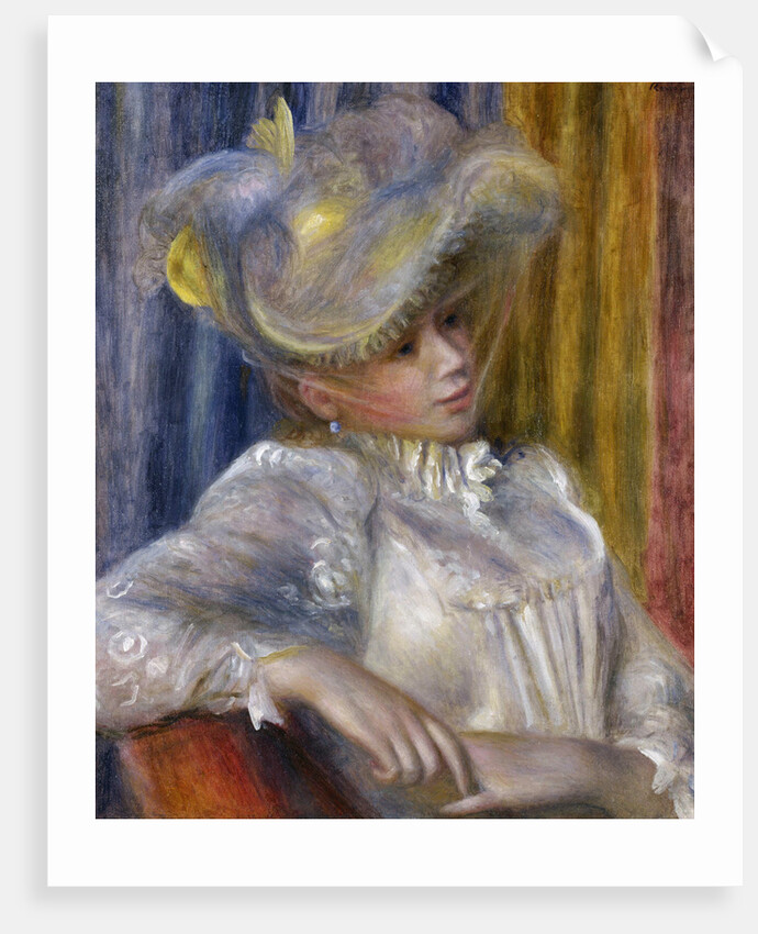 Woman with a Hat (Femme au chapeau) by Pierre-Auguste Renoir