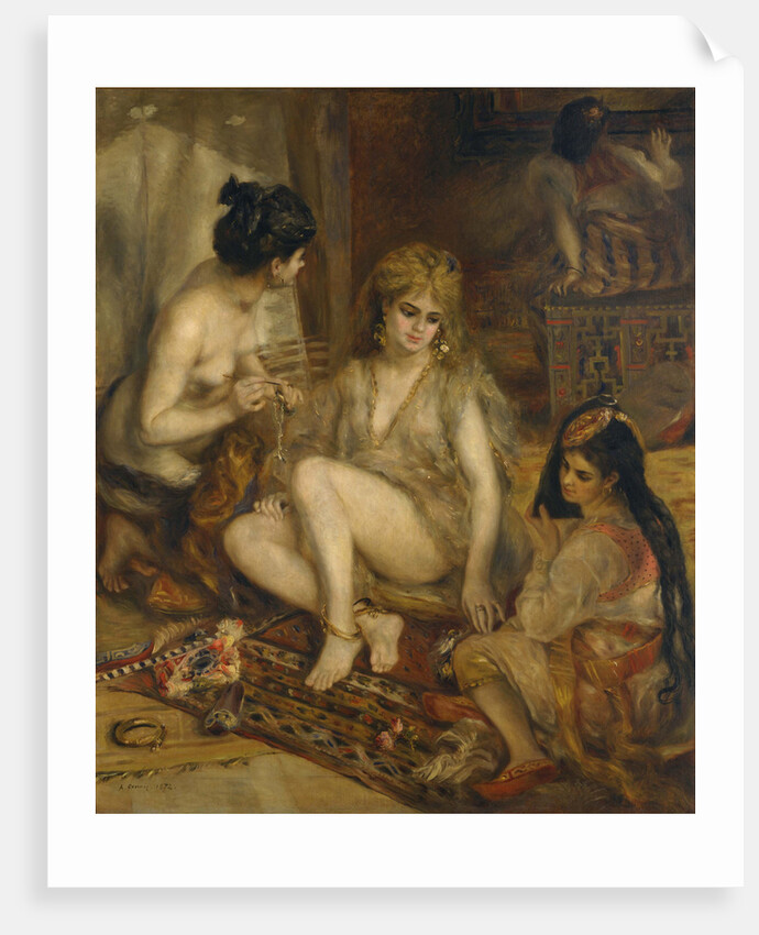 Parisiennes in Algerian Costume (Harem), 1872 by Pierre Auguste Renoir