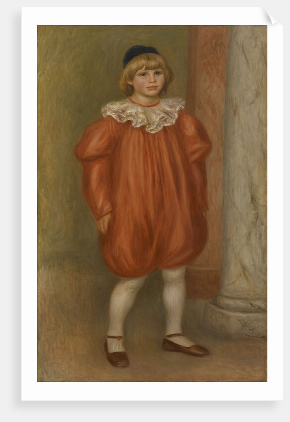 Claude Renoir in Clown Costume, 1909 by Pierre Auguste Renoir