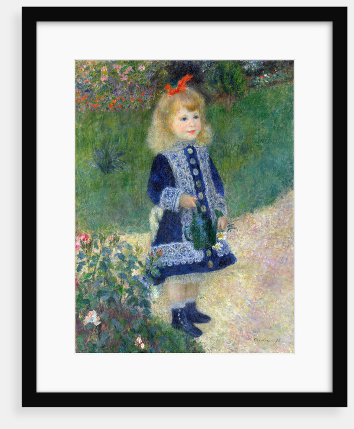 A Girl with a Watering Can by Pierre-Auguste Renoir