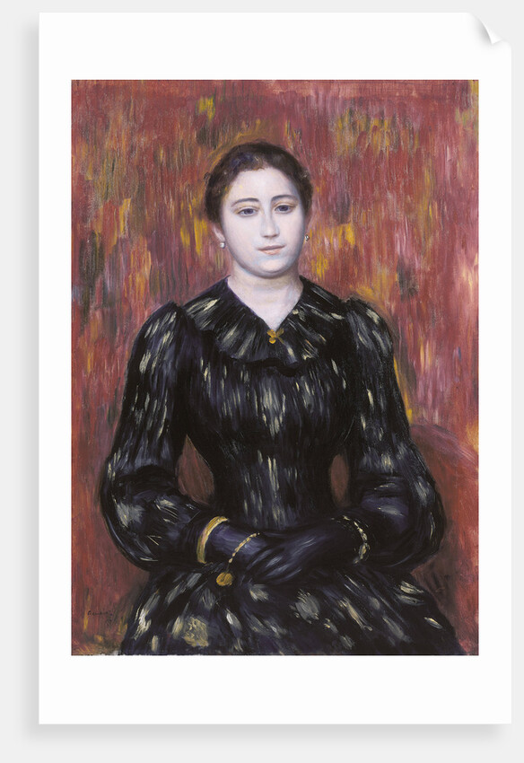 Portrait of Mme. Paulin, 1885-1890? by Pierre Auguste Renoir