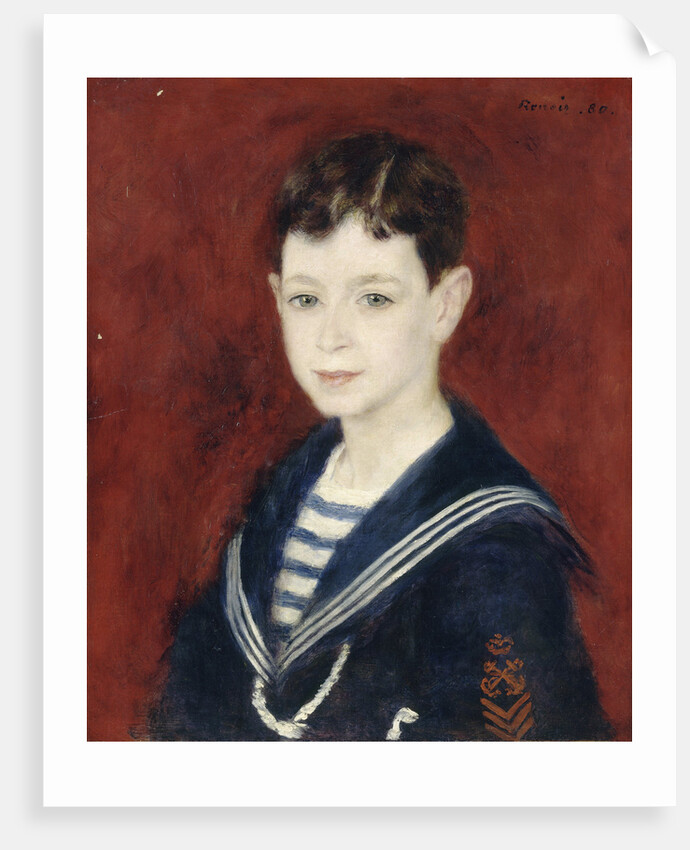 Fernand Halphen as a Boy by Pierre-Auguste Renoir