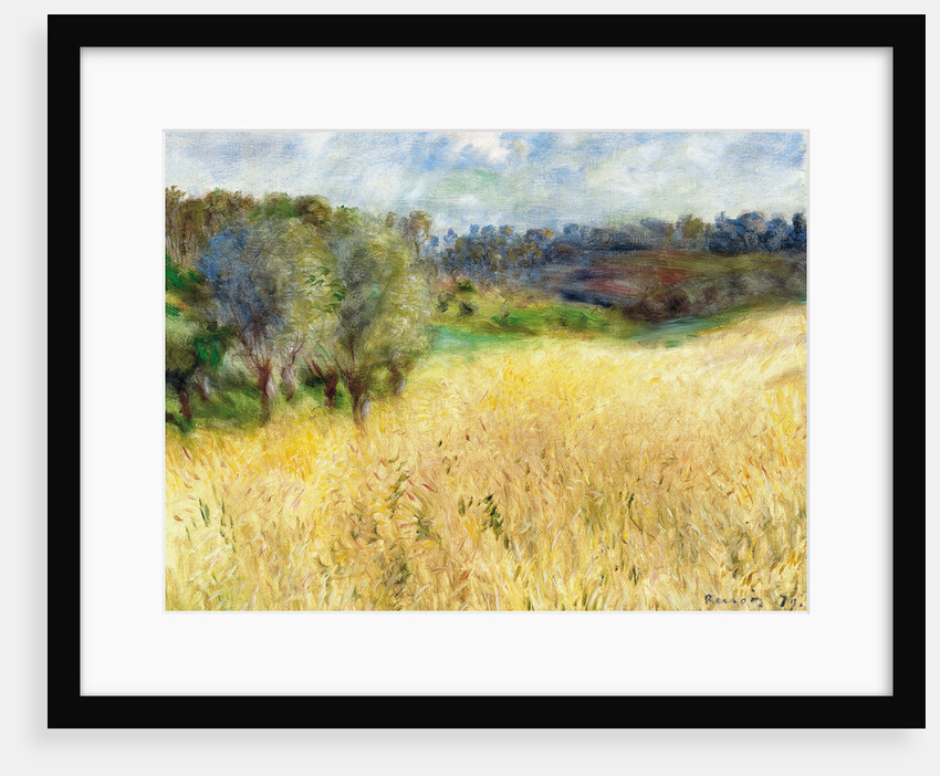 Wheatfield, 1879 by Pierre Auguste Renoir
