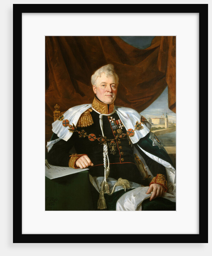 Portrait of Prince Dmitriy Vladimirovich Golitsyn, 1835 by François Nicolas Riss