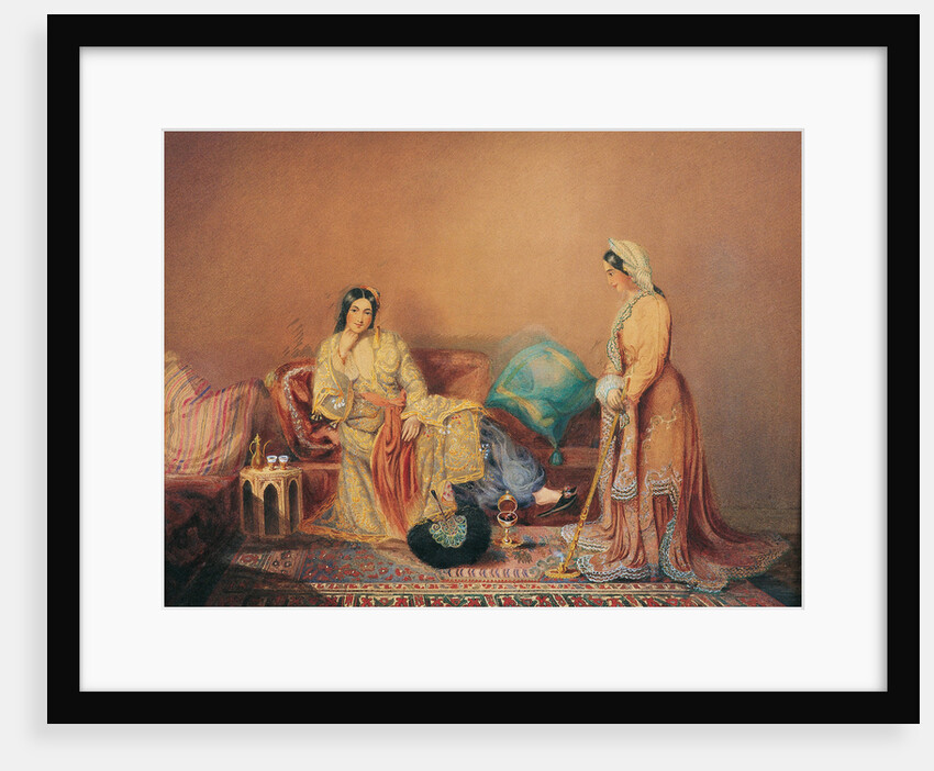 Phanariot Greek Ladies, Mid of the 19th cen by Daniel Valentine Rivière