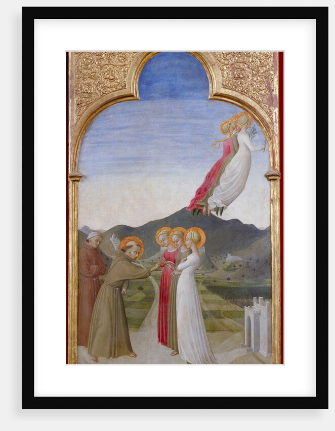The Mystical Marriage Of St. Francis Of Assisi, 1444 by Sassetta