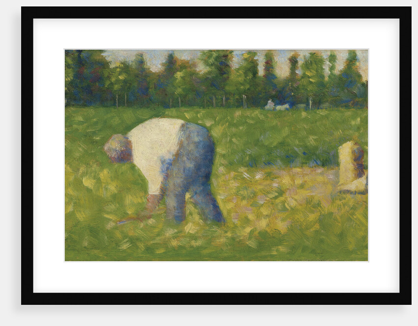 Paysan travaillant, 1883 by George Pierre Seurat
