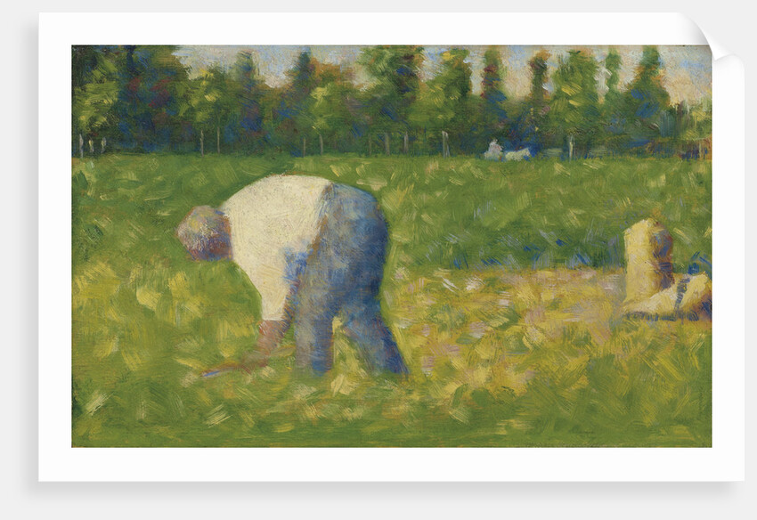 Paysan travaillant, 1883 by George Pierre Seurat