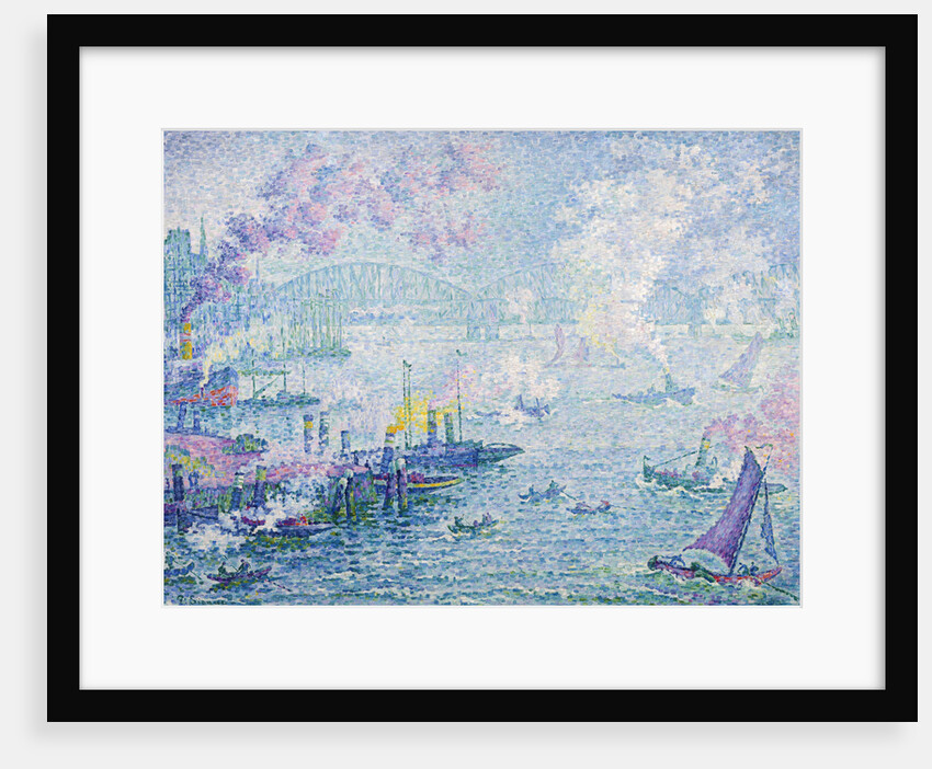 The Port of Rotterdam, 1907 by Paul Signac