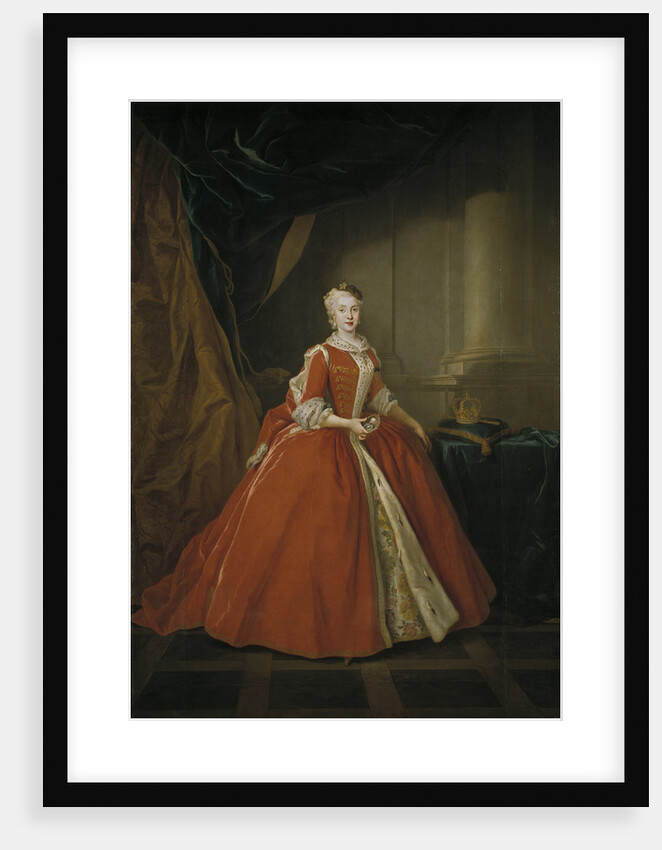 Portrait of the Princess Maria Amalia of Saxony (1724?1760) in Polish costume, 1738 by Louis de Silvestre