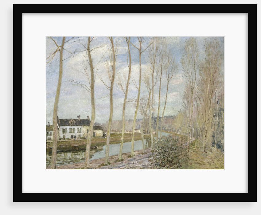 Canal du Loing, 1892 by Alfred Sisley