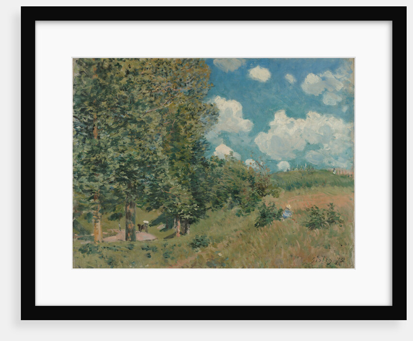 The Road from Versailles to Saint-Germain, 1875 by Alfred Sisley