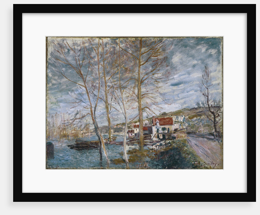 Flood at Moret (Inondation à Moret), 1879 by Alfred Sisley