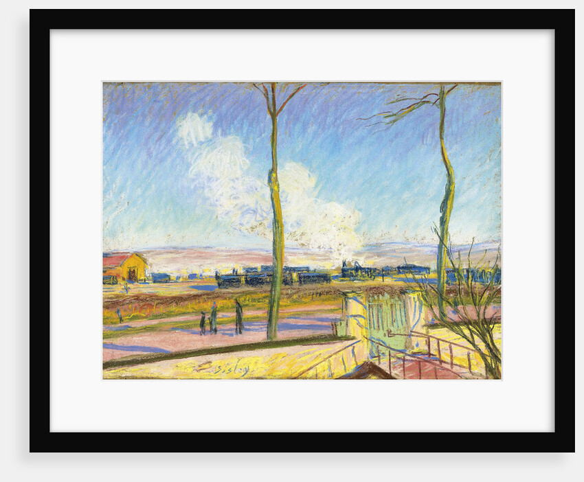La gare de marchandises, c. 1880 by Alfred Sisley