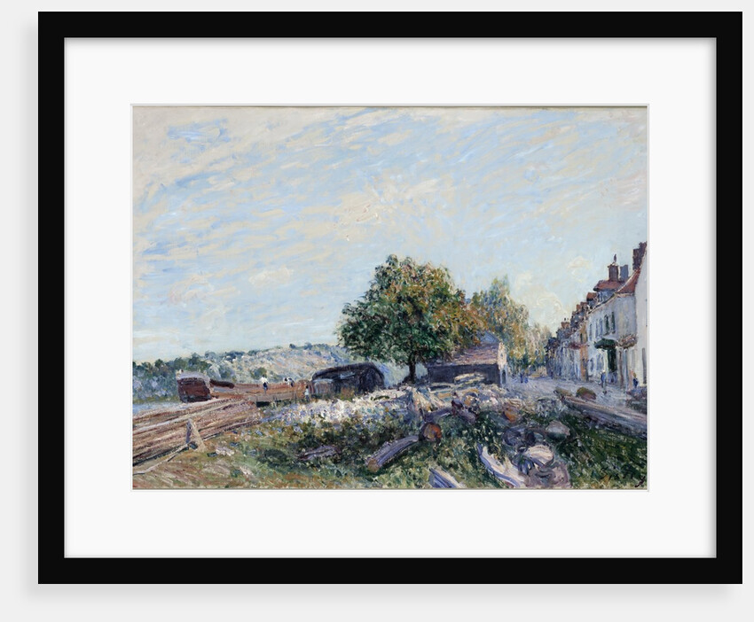 Saint-Mammès. Morning, 1884 by Alfred Sisley