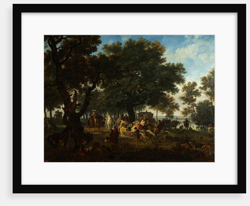 Henri IV and his Suite Hunting, ca 1804 by Nicolas Antoine Taunay