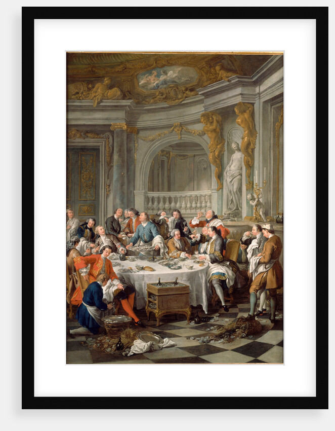 The Oyster Meal, 1735 by Jean-François de Troy