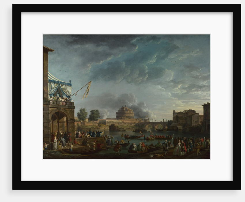 A Sporting Contest on the Tiber at Rome, 1750 by Claude Joseph Vernet
