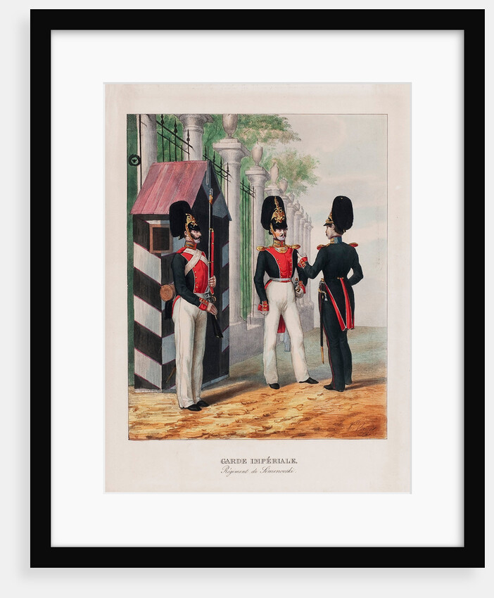 The Semenovsky Life-Guards Regiment, First quarter of 19th cen by Horace Vernet