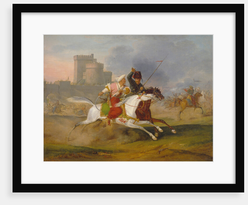 Turk and Cossack, 1809 by Horace Vernet