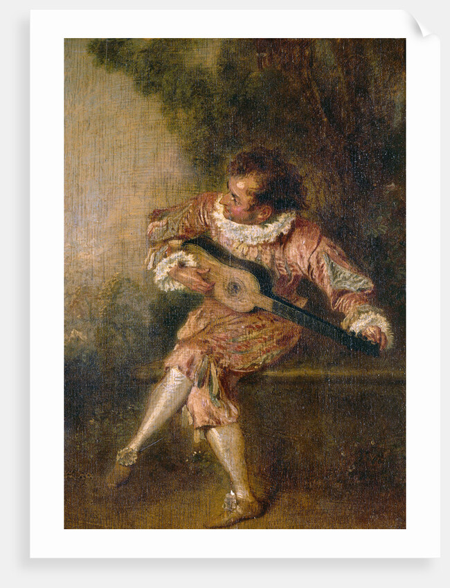 Mezzetino by Jean Antoine Watteau