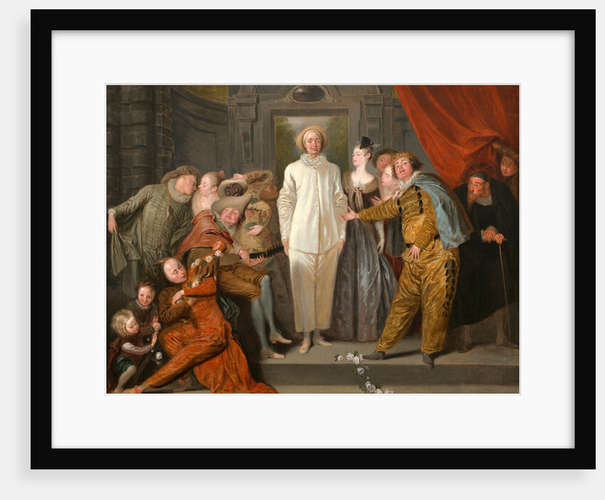 The Italian Comedians, ca 1720 by Jean Antoine Watteau
