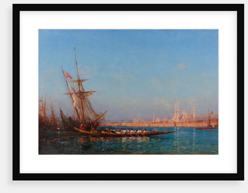 View of Istanbul, Second Half of the 19th cen by Felix-Francois George Ziem