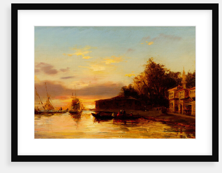 View of Istanbul, Second Half of the 19th cen by Felix-Francois George Ziem