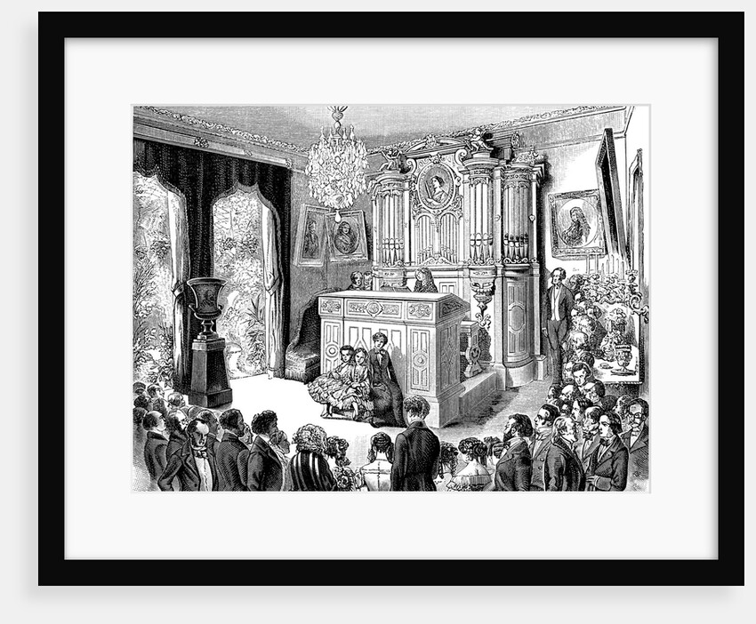 The Musical Soirée at Pauline Viardot-Garcia by Anonymous