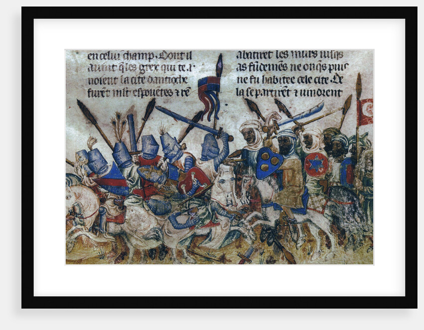 The Siege of Antioch during the First Crusade, ca 1200 by Anonymous