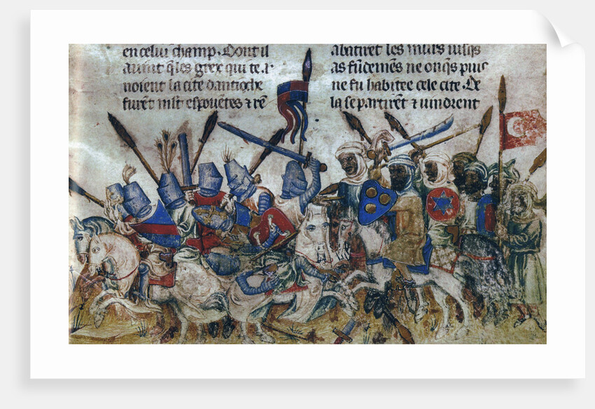 The Siege of Antioch during the First Crusade, ca 1200 by Anonymous