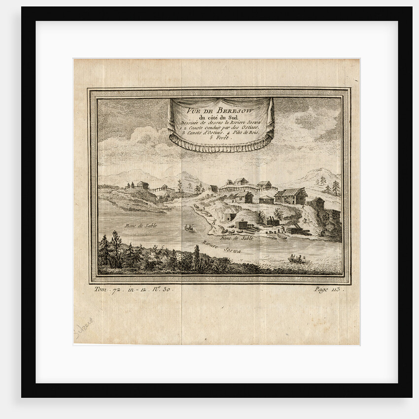 View of Berezov, c. 1750 by Anonymous