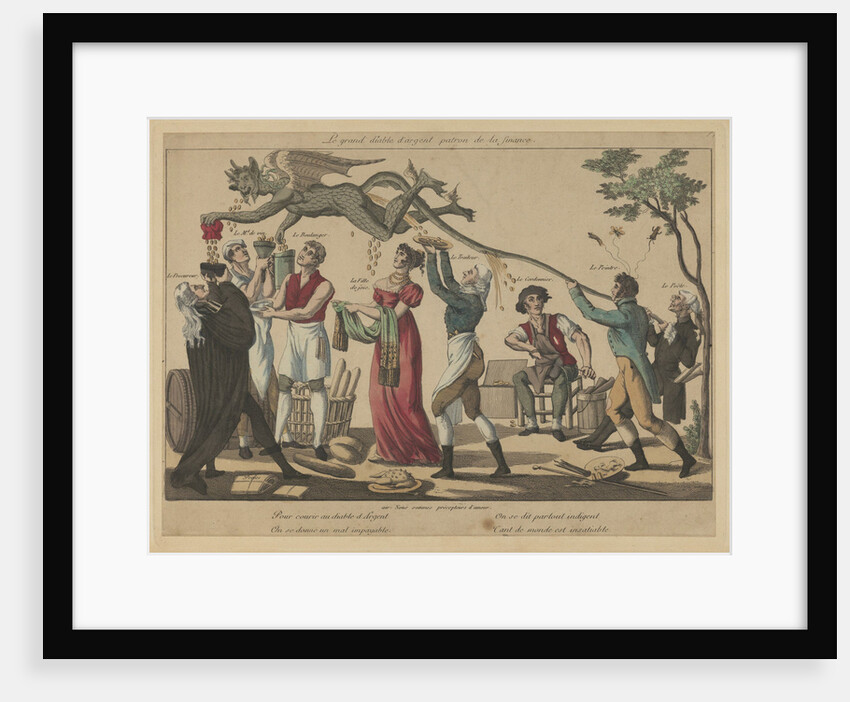 Le grand Diable dargent, patron de la finance, Early 19th cen by Anonymous