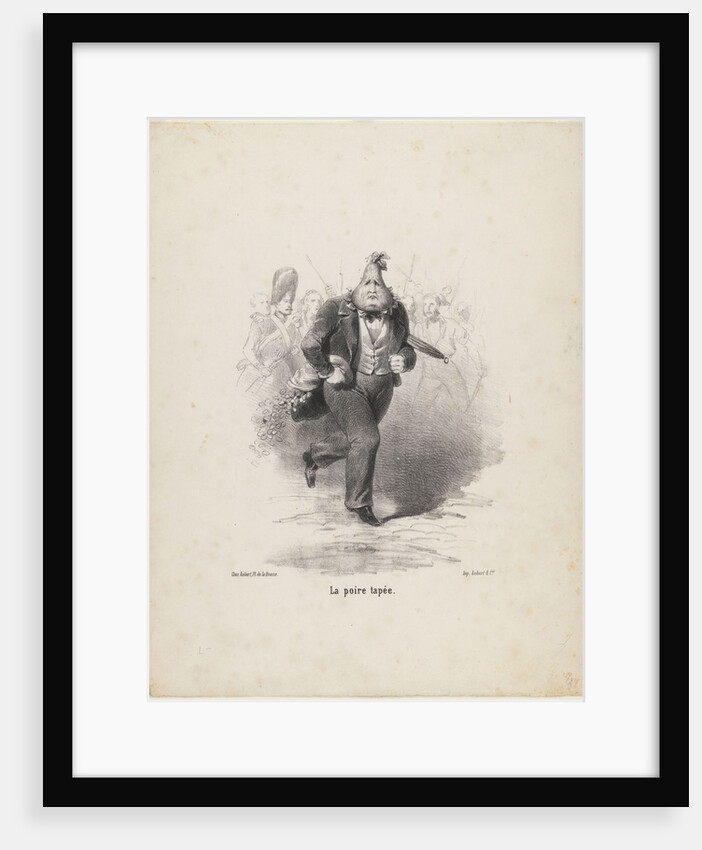 La Poire Tapée, ca 1848 by Anonymous