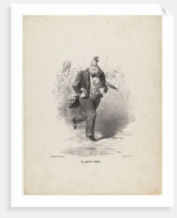 La Poire Tapée, ca 1848 by Anonymous