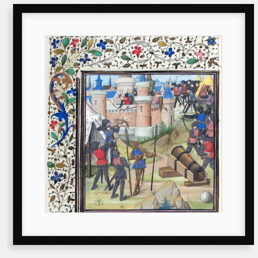 The Siege of Antioch. Miniature from the Historia by William of Tyre by Anonymous